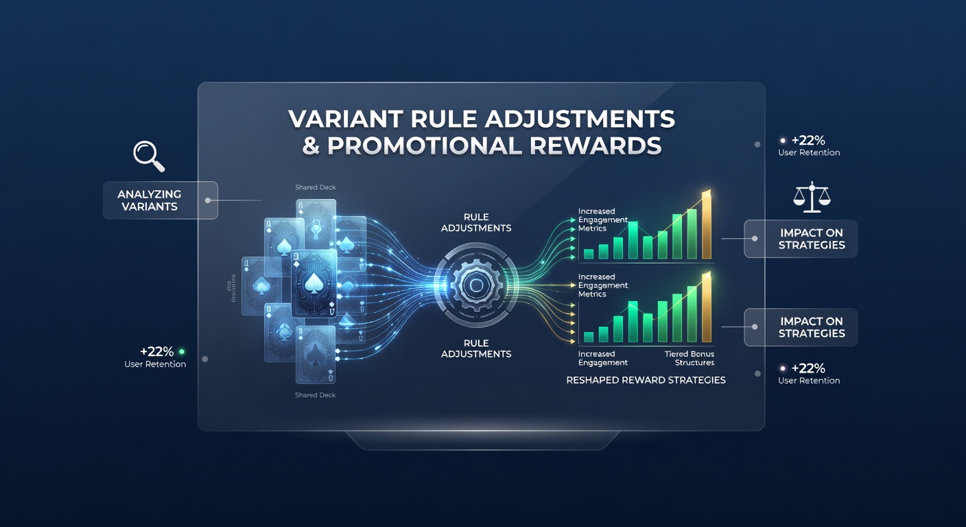 Digital card game interface showing shared environment with variant rules in play