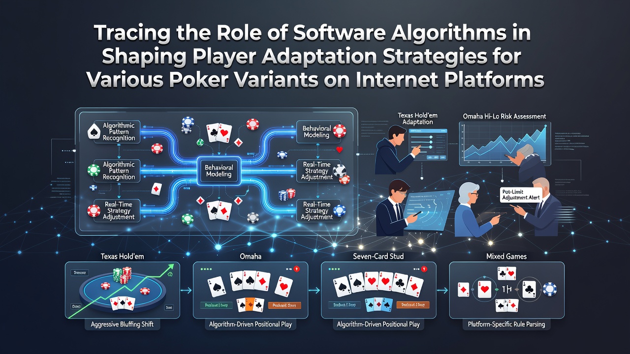 Software algorithms influencing poker player strategies across digital platforms